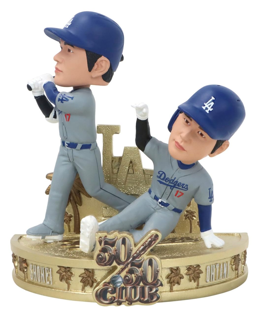 Amazon.co.jp: 大谷翔平 ドジャース バブルヘッド人形, 50/50